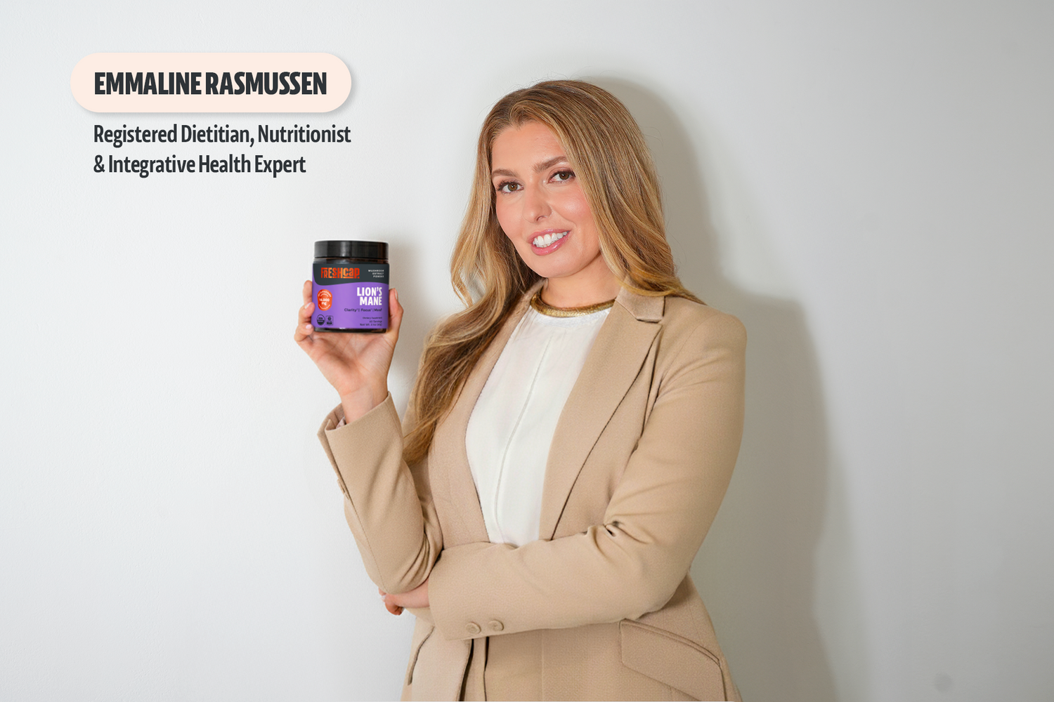 Cinna-mane Churro-Inspired Lion’s Mane Protein Smoothie