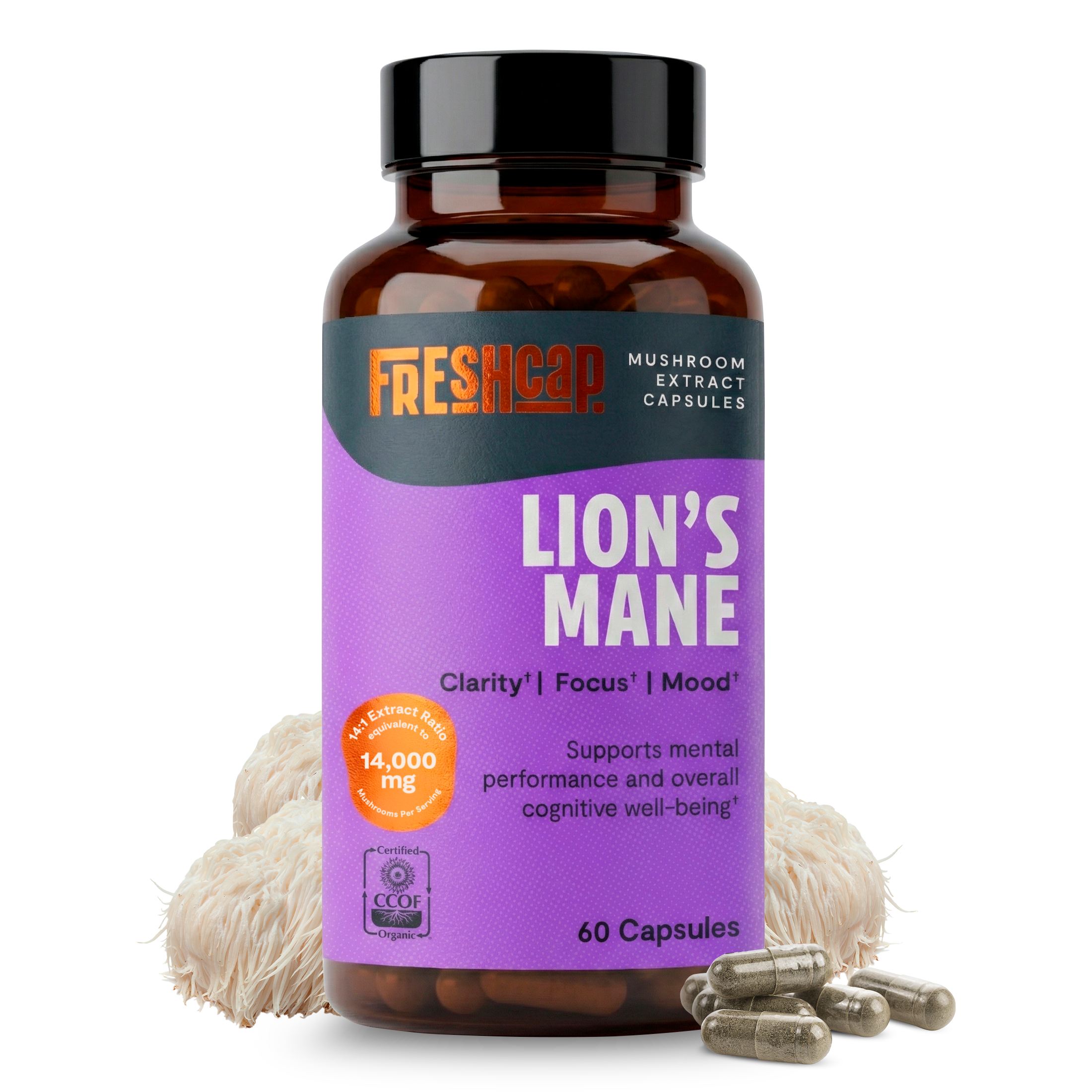 Lion's Mane Mushroom Extract Capsules