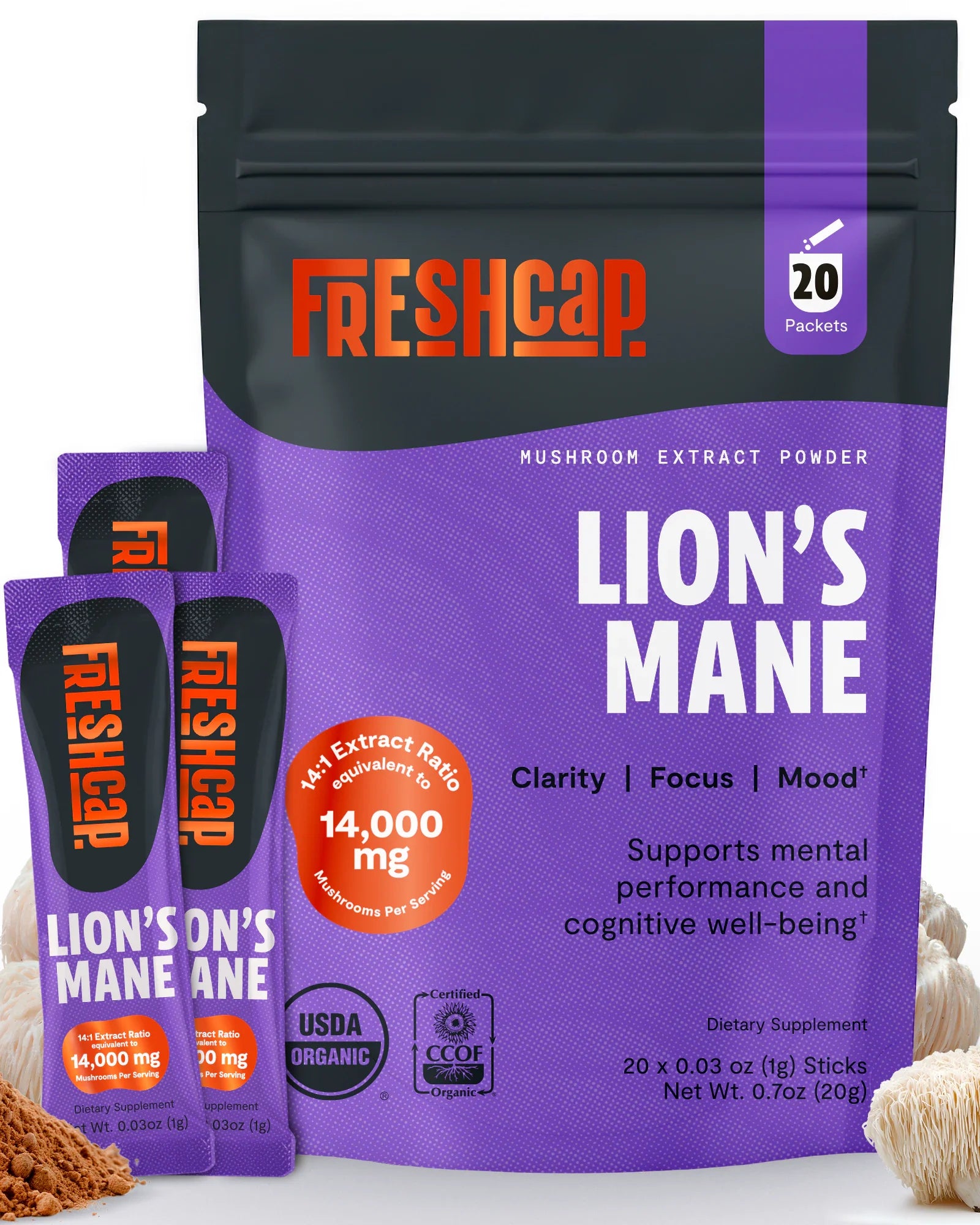 π Lion's Mane Stick Packs (100% off)