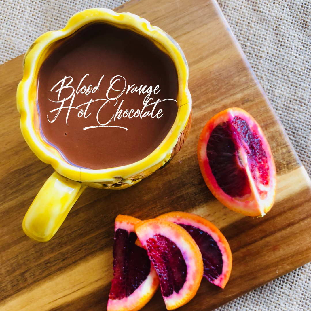 Amazingly Good Blood Orange Hot Chocolate