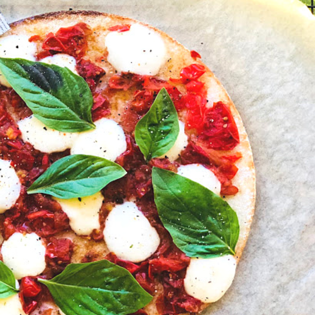 Mushroom Powered Pizza - Cauliflower Crust