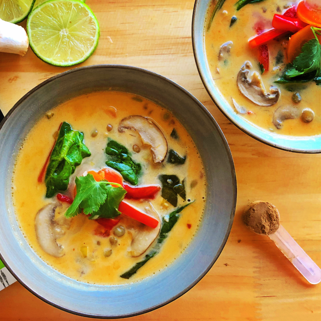 Spicy Coconut Lentil Soup