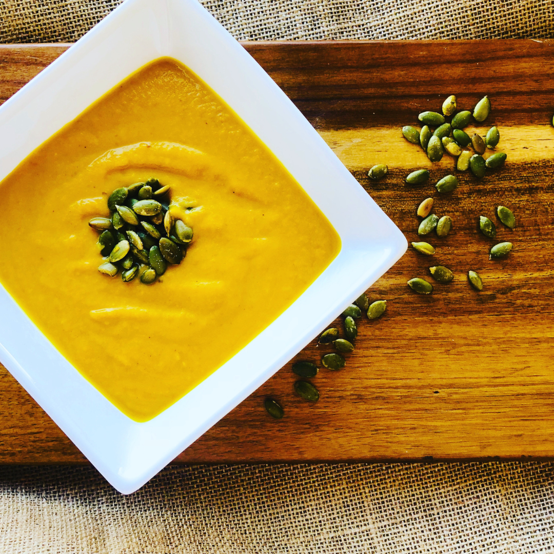 Lion's Mane Pumpkin Soup