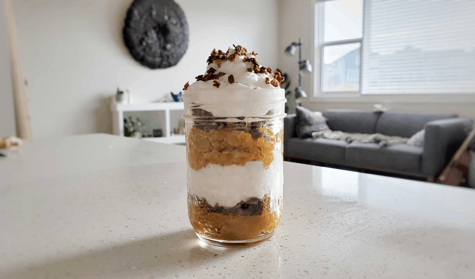 Mushroom Powered Pumpkin Parfait