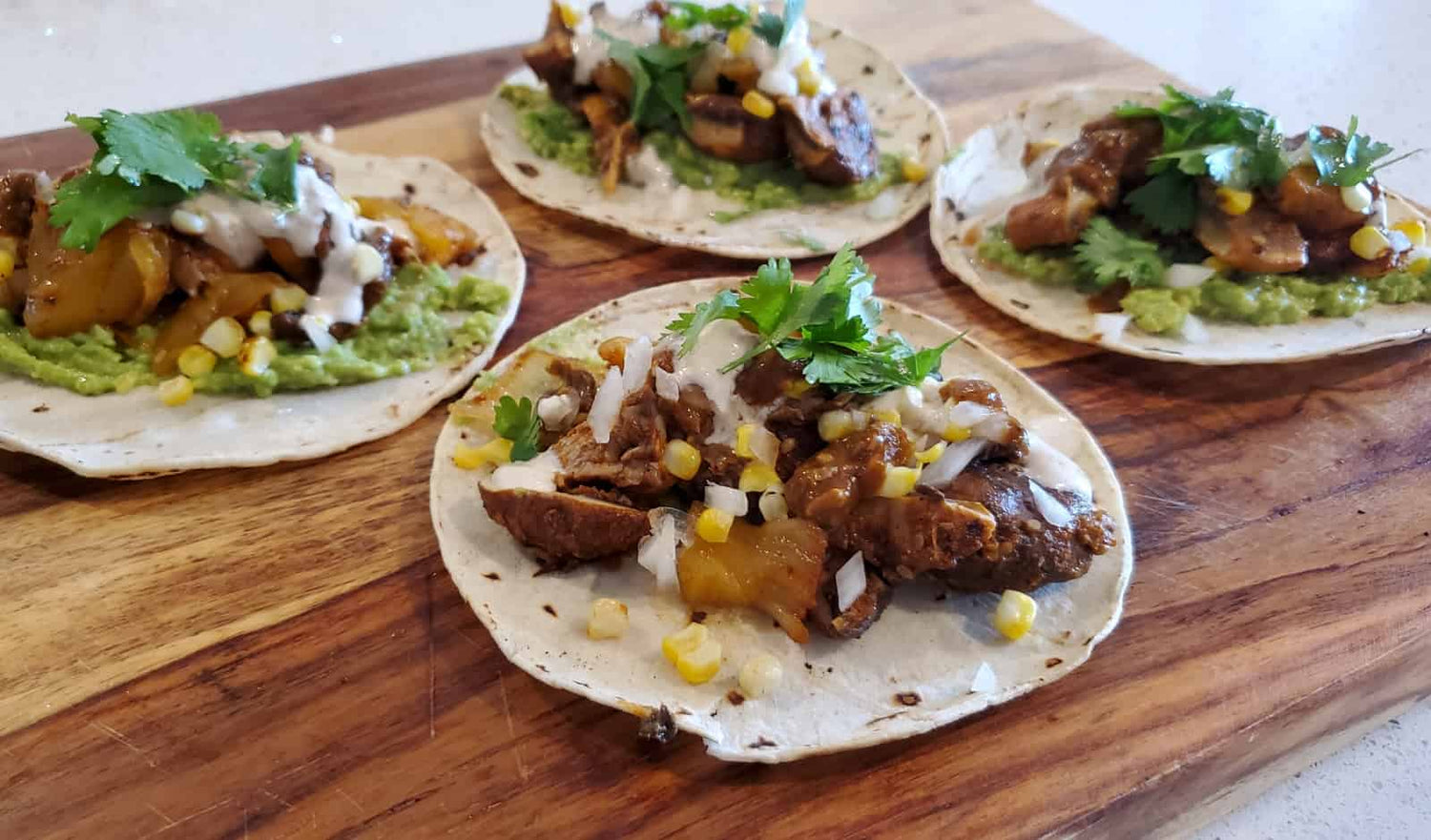 Best EVER Mushroom Tacos - No Meat Al Pastor