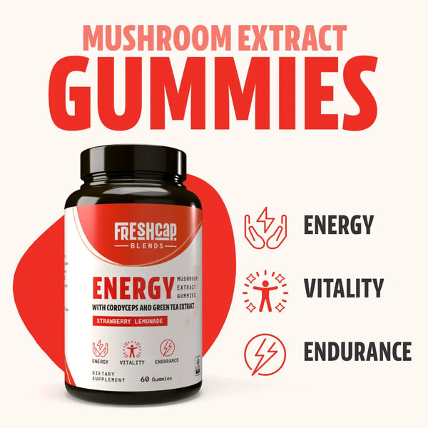 Energy Blend Mushroom Extract Gummies