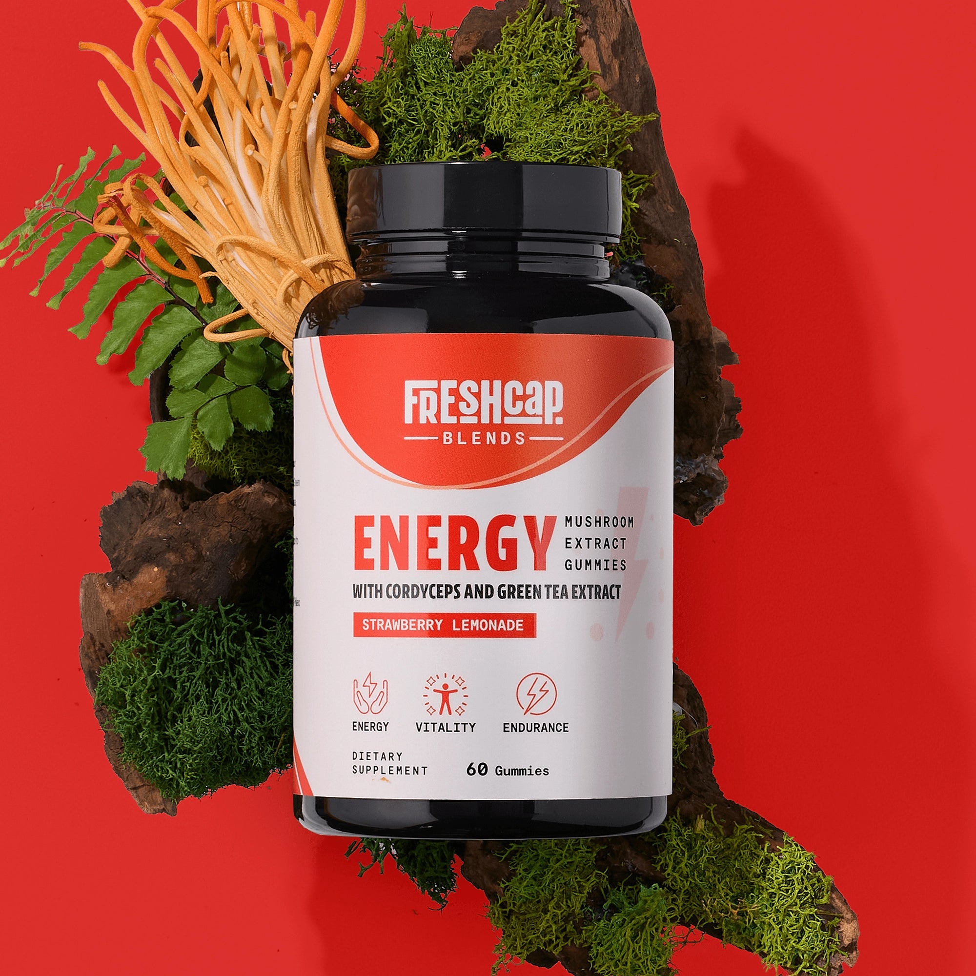 Energy Blend Mushroom Extract Gummies