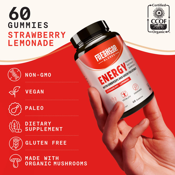 Energy Blend Mushroom Extract Gummies