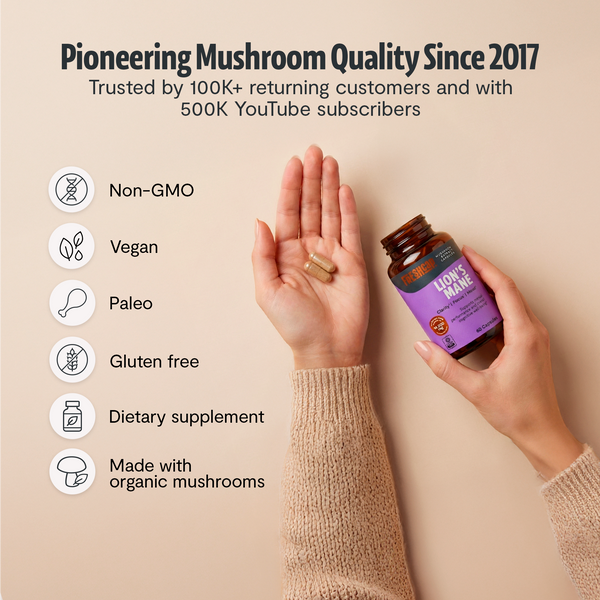 Lion's Mane Mushroom Extract Capsules