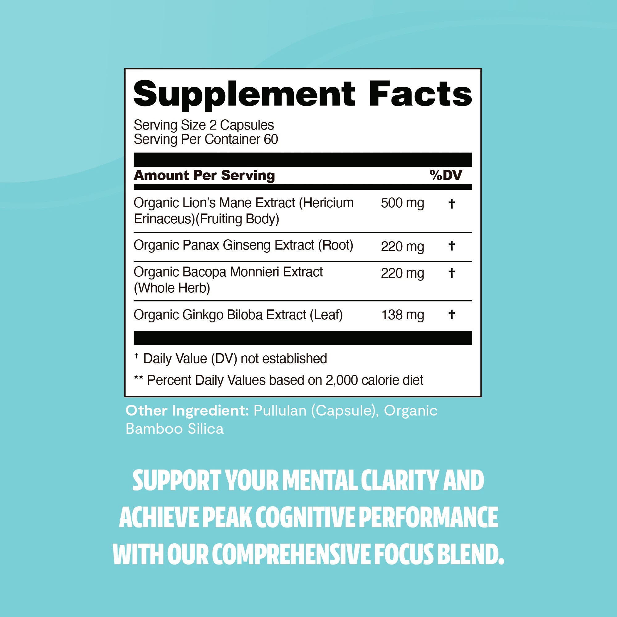 Focus Blend Capsules, 120ct