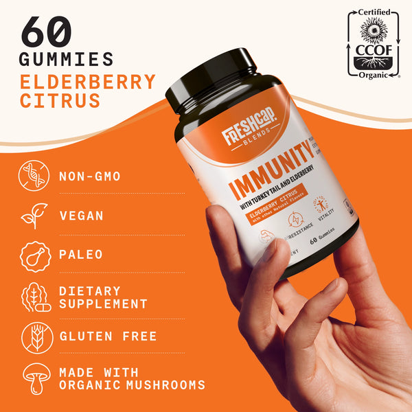 Immunity Blend Mushroom Extract Gummies