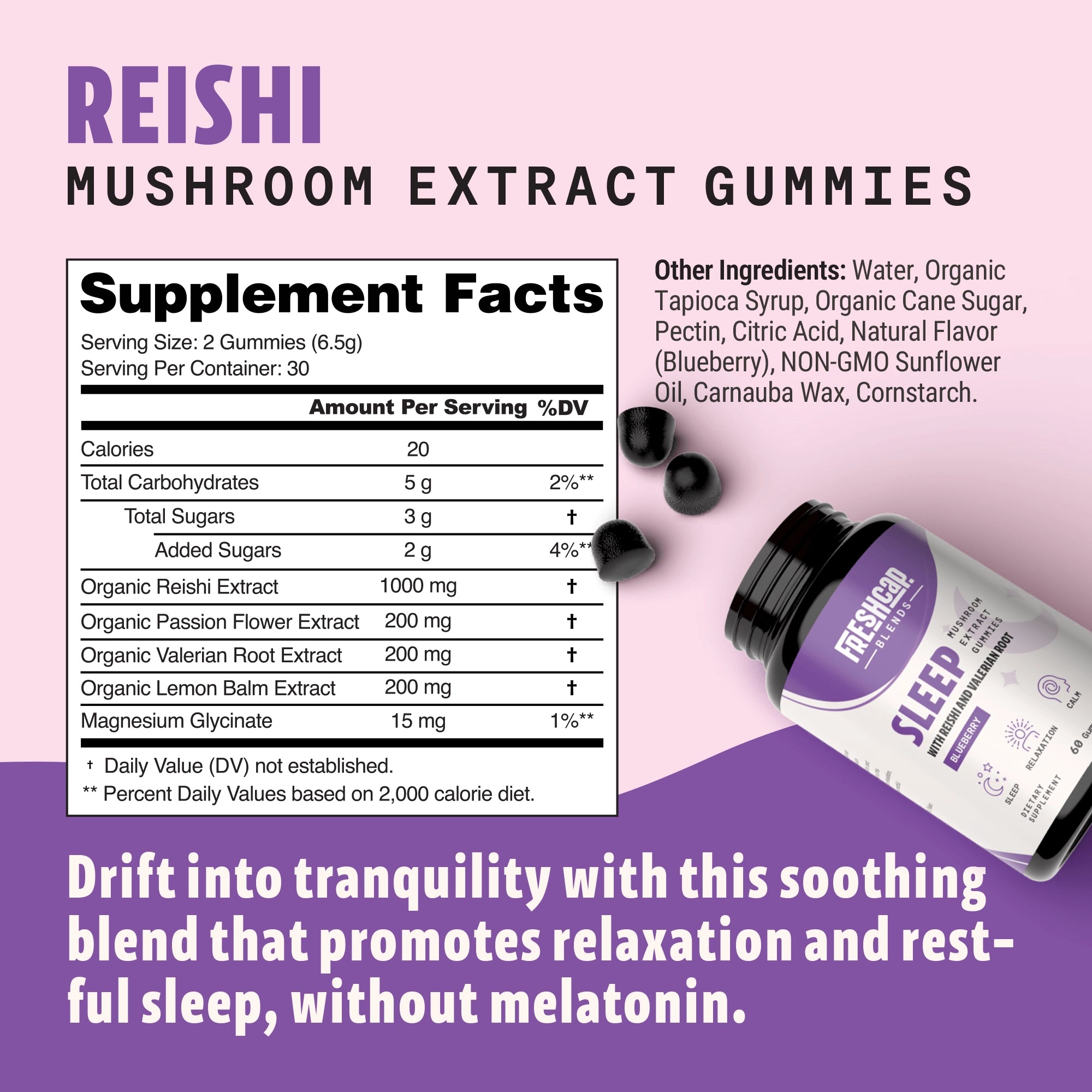 Sleep Blend Mushroom Extract Gummies