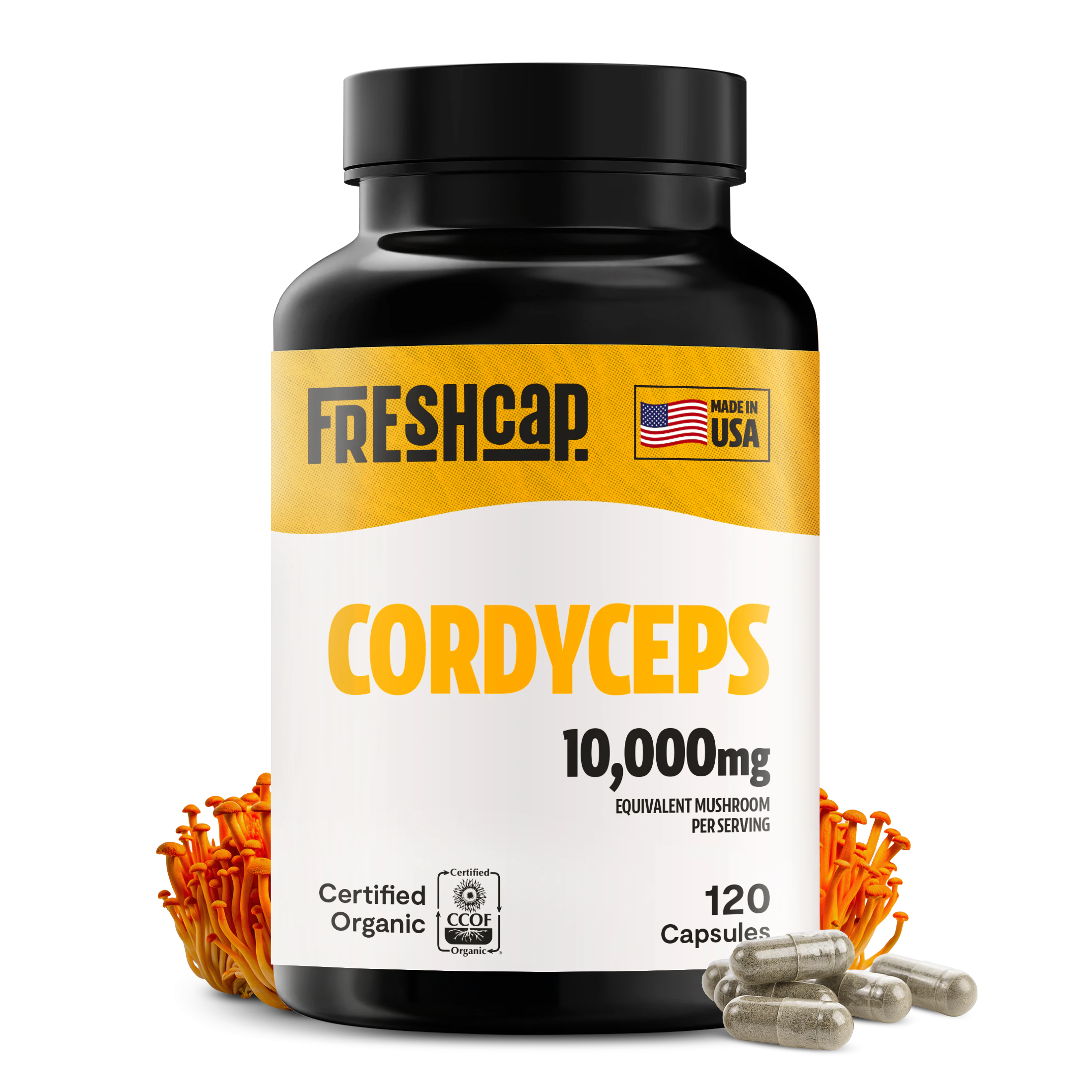 Cordyceps Mushroom Extract Capsules