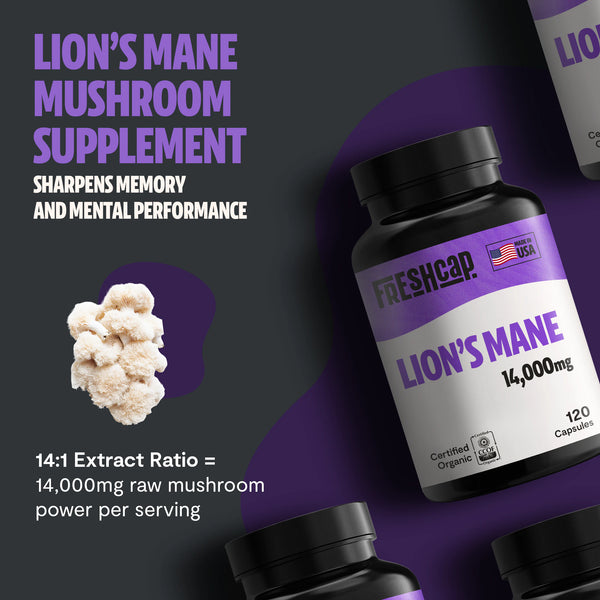 Lion's Mane Mushroom Extract Capsules