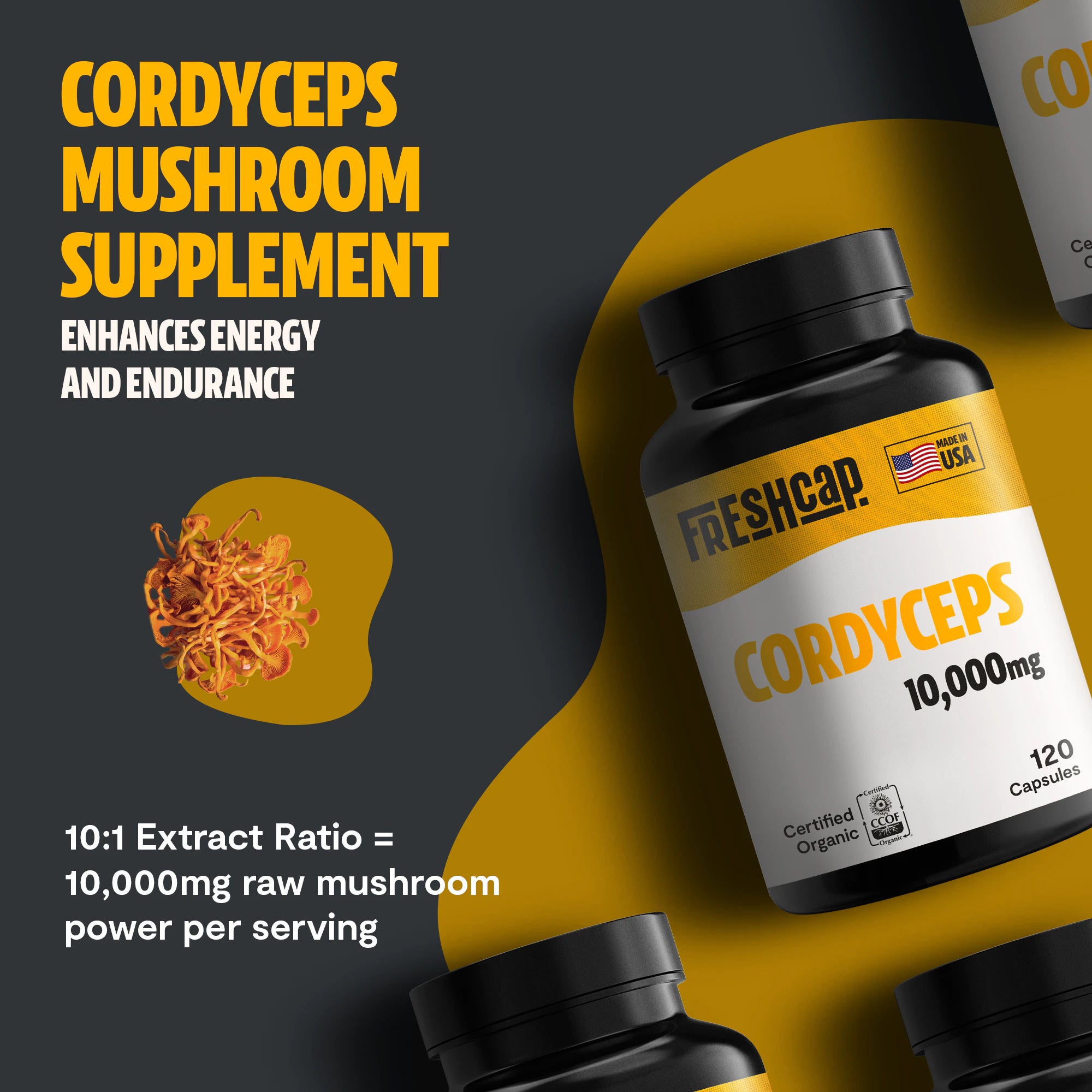 Cordyceps Mushroom Extract Capsules