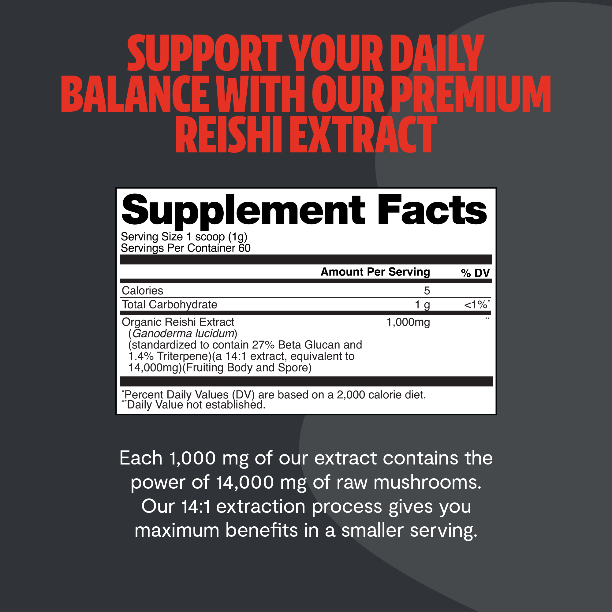 Reishi Mushroom Extract Powder