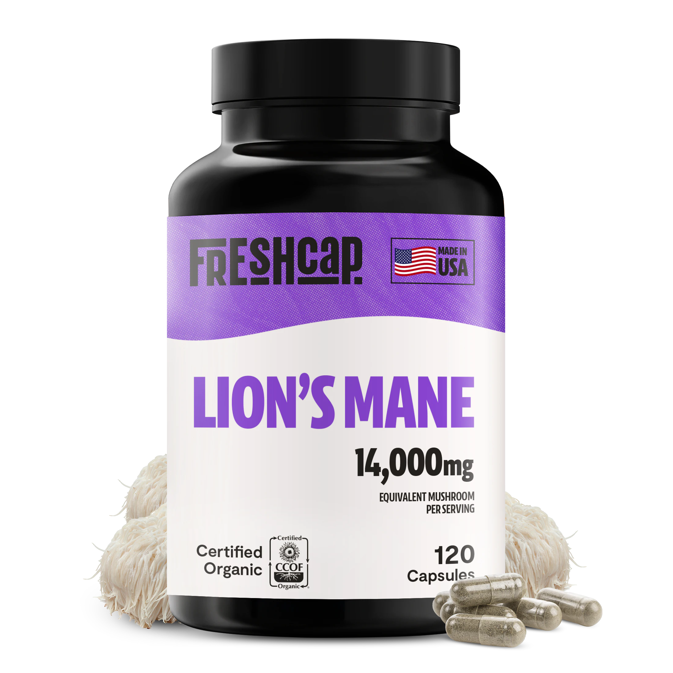 Lion's Mane Mushroom Extract Capsules