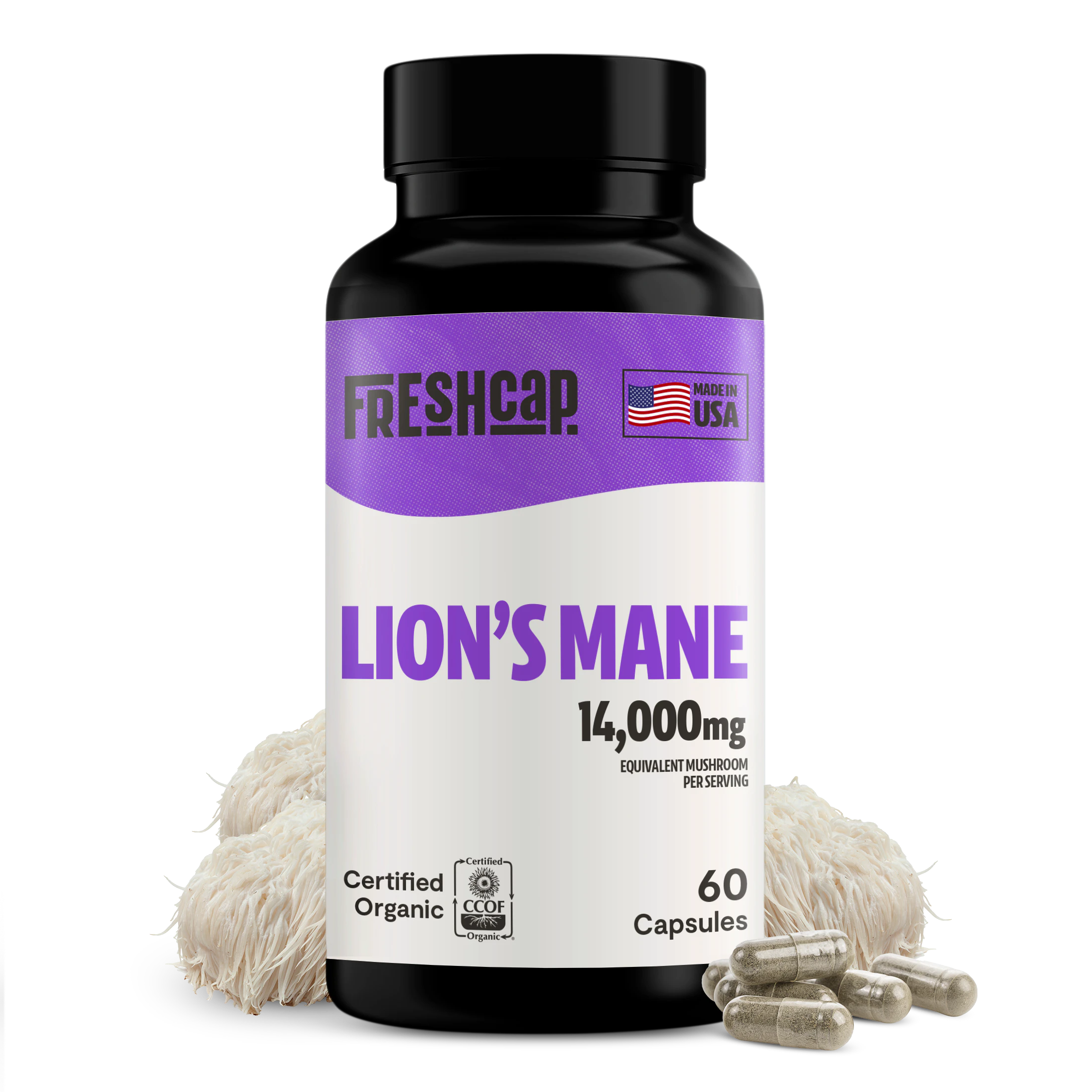 Lion's Mane Mushroom Extract Capsules