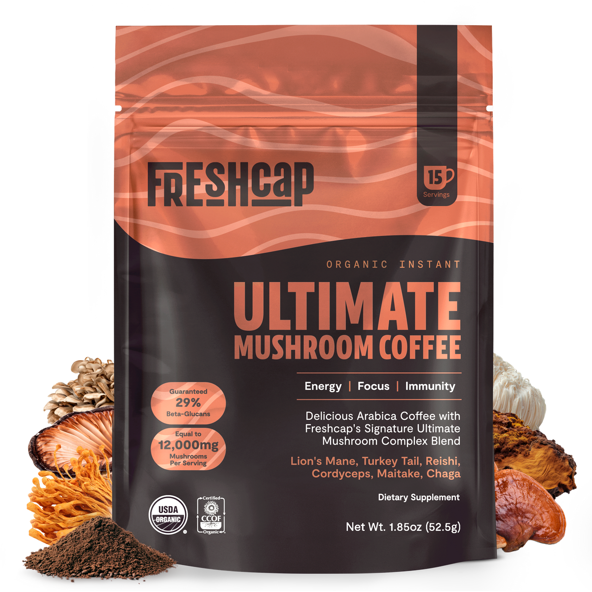 🎁 Ultimate Mushroom Coffee (40% off)