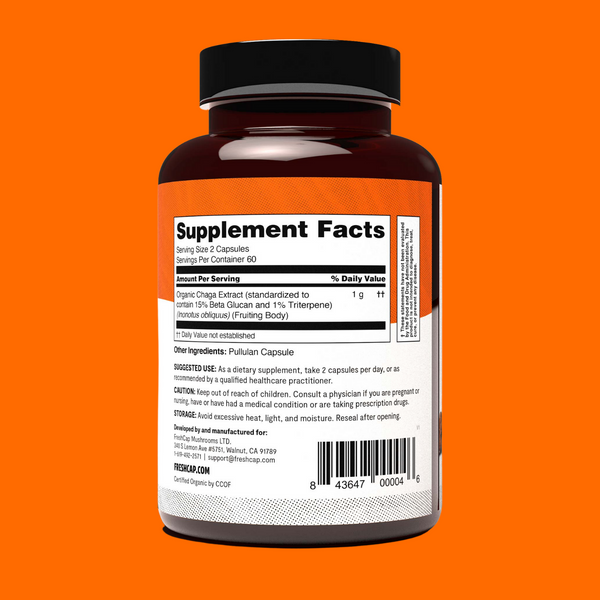 Chaga Mushroom Extract Capsules