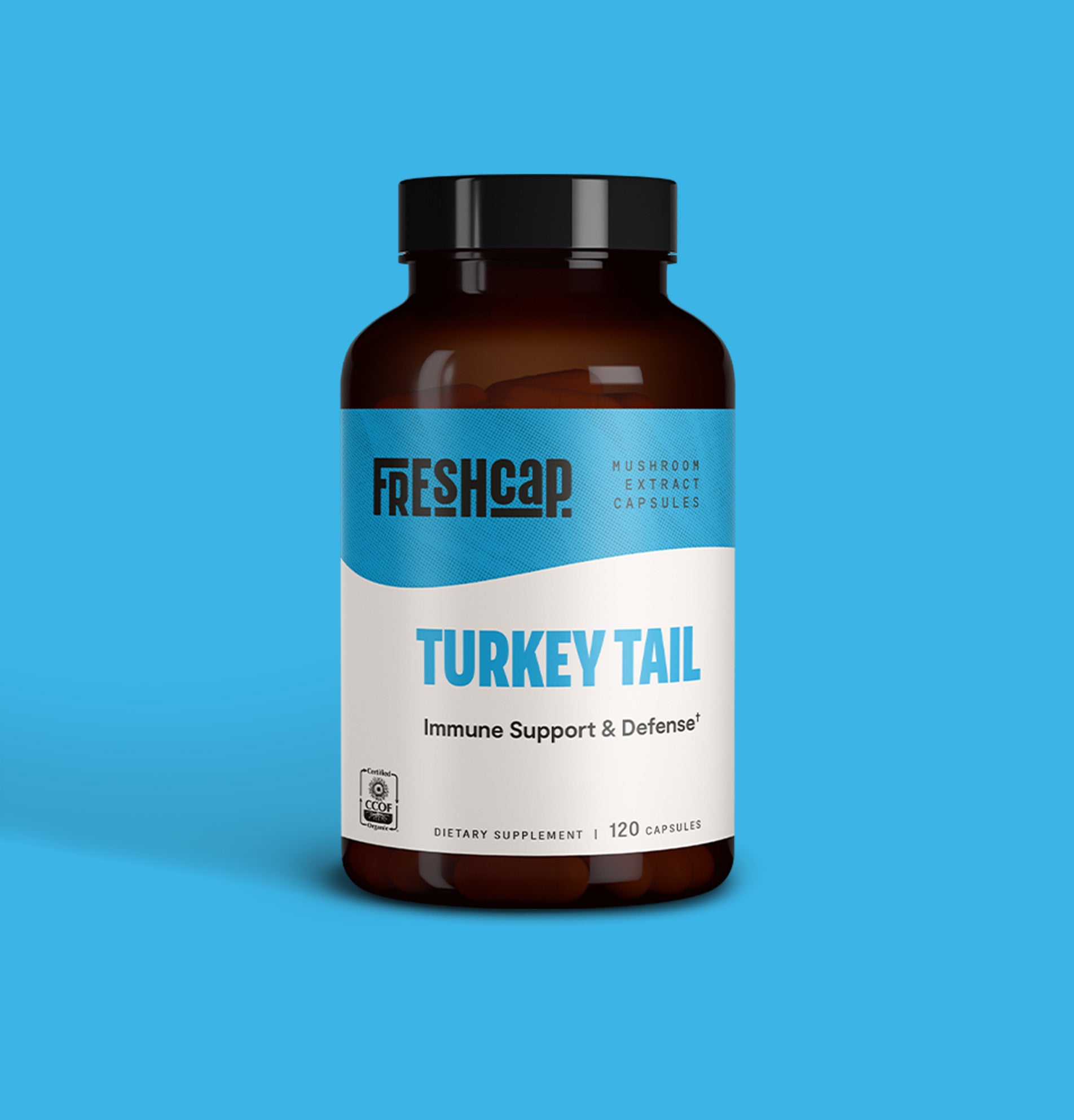 Turkey Tail Mushroom Extract Capsules